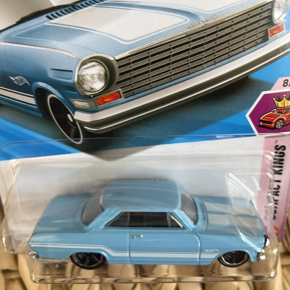 63 Chevy II Die-Cast Hot Wheels 1963 Chevrolet Car Light Blue Hotwheels New 2026
